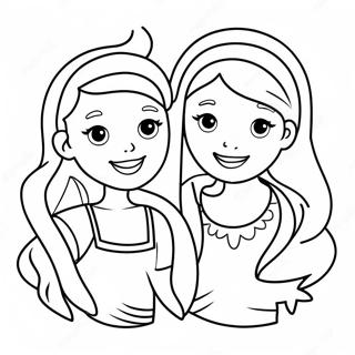 Page A Colorier Des Filles Bff Tumblr Mignonnes 8316-6827