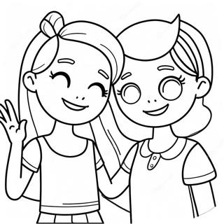 Page A Colorier Des Filles Bff Tumblr Mignonnes 8316-6828