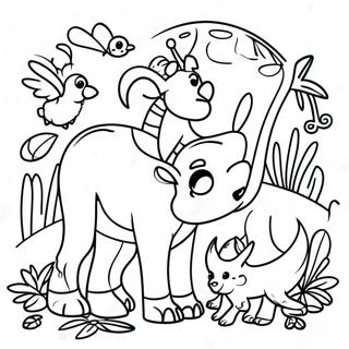 Page A Colorier I Spy Royaume Animal 831-662