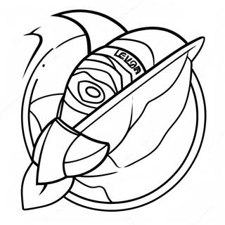 Page A Colorier Du Logo Rocket League 8395-6799