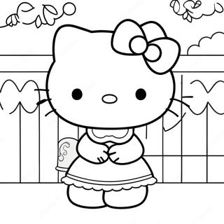 Page A Colorier Hello Kitty Et Cher Daniel 8405-6888