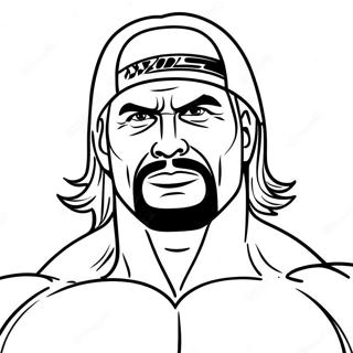 Page A Colorier Relaxante Wrestler Wwe 842-675