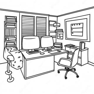 Page A Colorier The Office 8435-6911