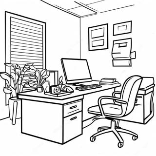 Page A Colorier The Office 8435-6912