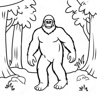 Sasquatch Pages À Colorier