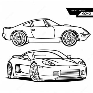 Page A Colorier Voiture De Sport Rapide 8516-6977