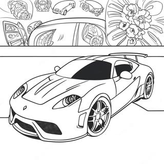 Page A Colorier Voiture De Sport Rapide 8516-6980