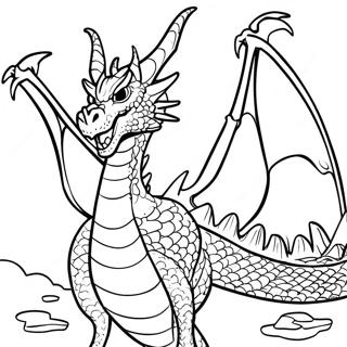 Page A Colorier King Ghidorah 8555-7008