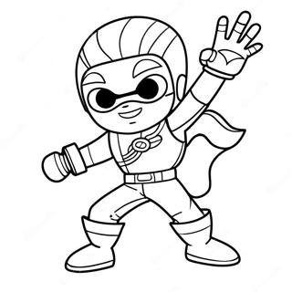 Page A Colorier Kid Danger En Action 8576-7026