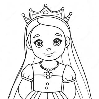 Page A Colorier Dune Princesse Adorable 8596-7042