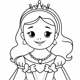 Page A Colorier Dune Princesse Adorable 8596-7044