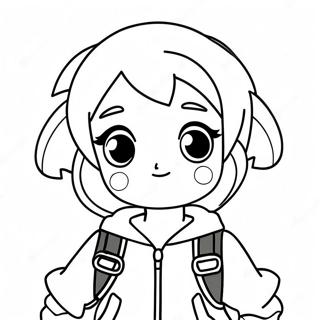 Page A Colorier Personnage Tomboy Gacha Life 8635-7072