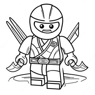 Page A Colorier Kai Ninjago 8685-7110