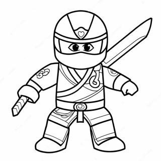 Page A Colorier Kai Ninjago 8685-7111