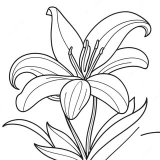 Page A Colorier De Fleur De Lys 8726-7134