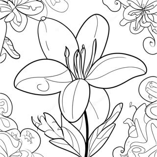 Page A Colorier De Fleur De Lys 8726-7136