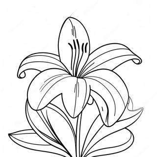 Page A Colorier De Belle Fleur De Lys 8727-7137