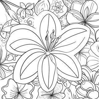 Page A Colorier De Belle Fleur De Lys 8727-7139