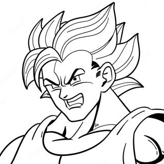 Page A Colorier De Gogeta Super Saiyan En Bataille 8767-7169