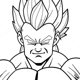 Page A Colorier De Gogeta Super Saiyan En Bataille 8767-7172