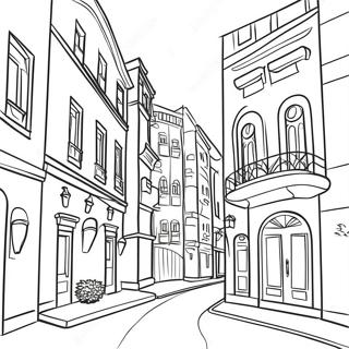 Page A Colorier Des Batiments 8856-7240