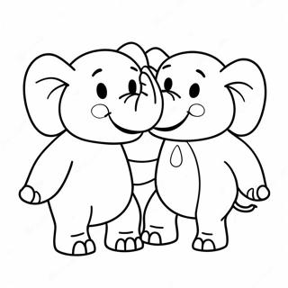 Page A Colorier Elephant Et Piggie 8896-7271