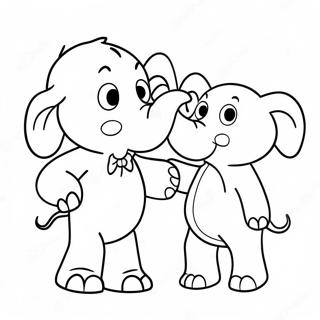 Page A Colorier Elephant Et Piggie 8896-7272