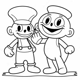 Page A Colorier Aventure Cuphead Et Mugman 892-713