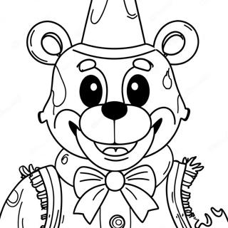 Page A Colorier De Freddy Fazbear Effrayant 8937-7307