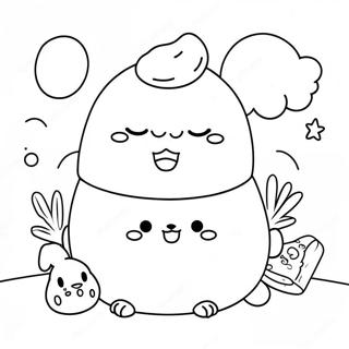 Page A Colorier Des Personnages Mignons De Sumikko Gurashi 9017-7369