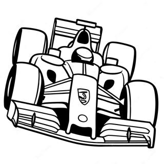 Page A Colorier Dun Pilote De Formule 1 En Action 9057-7403