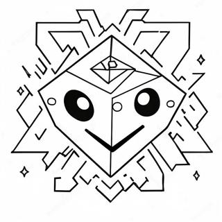 Page A Colorier Logo Geometry Dash 9116-7447