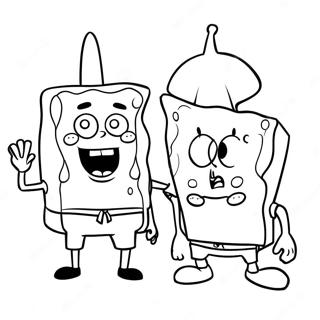 Page A Colorier De Spongebob Et Patrick 911-726