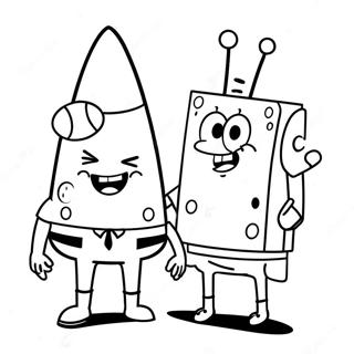 Page A Colorier De Spongebob Et Patrick 911-727