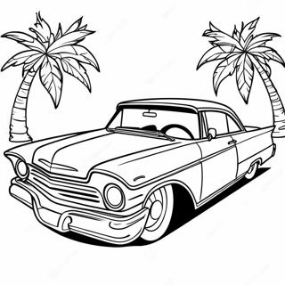 Page A Colorier Voiture Low Rider Classique 9127-7457