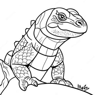 Page A Colorier Dragon De Komodo 9146-7470