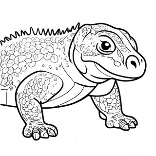 Page A Colorier Dragon De Komodo 9146-7471