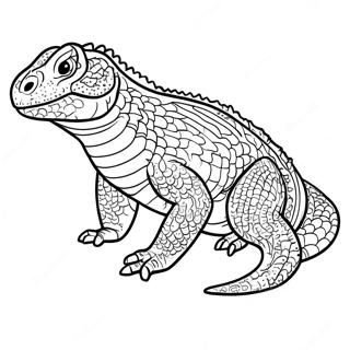 Page A Colorier Dragon De Komodo 9146-7472