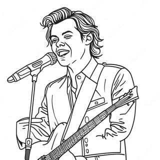 Page A Colorier Harry Styles En Concert 9197-7513