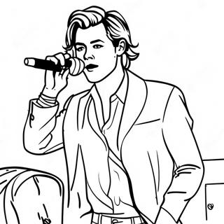 Page A Colorier Harry Styles En Concert 9197-7514