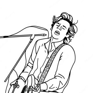 Page A Colorier Harry Styles En Concert 9197-7515