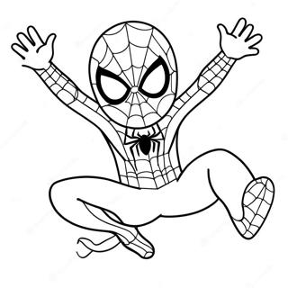 Spiderman Mignon Pages À Colorier