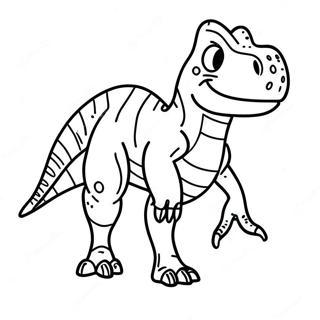 Page A Colorier De T Rex Realiste 931-742