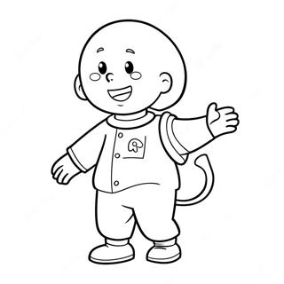 Page A Colorier Caillou 9426-7694