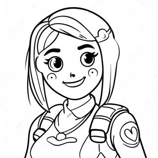 Page A Colorier De La Fille Fortnite 9456-7719