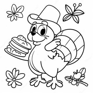 Page A Colorier De Bluey Pour Thanksgiving 9476-7731