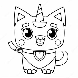 Unikitty Pages À Colorier