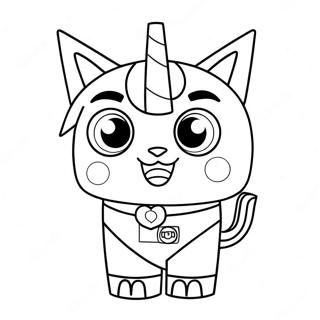 Page A Colorier Unikitty 9626-7851