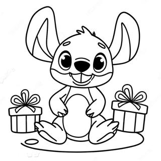 Page A Colorier Stitch Pour Son Anniversaire 9696-7907