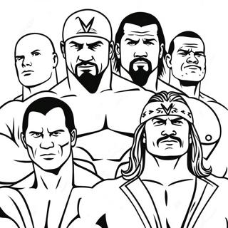 Page A Colorier Des Superstars De La Wwe En Action 9707-7919